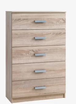 Kommode TAPDRUP 5 skuffer bred eg