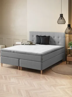 Kontinentalseng 180x200 GOLD C75 latex Grå-23 M