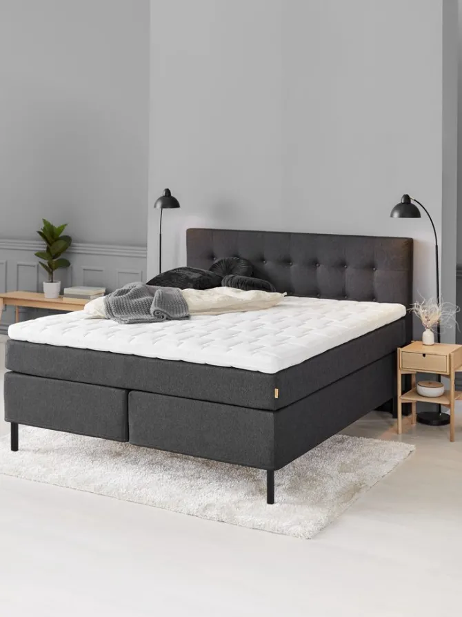 Kontinentalseng 180x200 GOLD C110 Grå-40