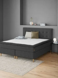 Kontinentalseng 180x200 GOLD C75 latex Grå-40