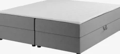 Kontinentalseng 180x200 PLUS C40 m/opbevaring Grå-23