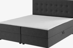 Kontinentalseng 180x200 PLUS C40 m/opbevaring Grå-40