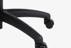 Kontorstol KASTBJERG sort kunstlæder