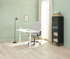 Kontorstol SKODSBORG gråt stof/sort