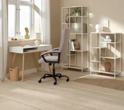 Kontorstol SKODSBORG gråt stof/sort