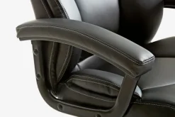 Kontorstol TAMDRUP memory foam sort kunstlæder