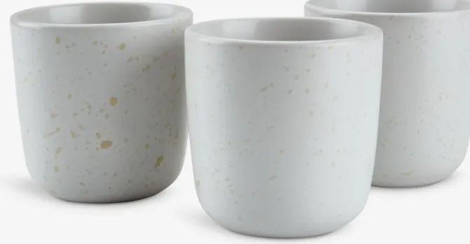 Krus JON Ø8xH8cm 20cl hvid