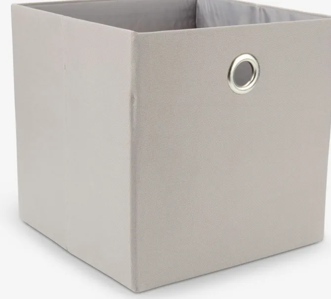 Kurv GERVALD B30xL30xH30cm grå