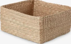 Kurv GUSTAV B28xL28xH13cm natur