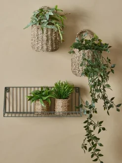 Kurv INGVER B14xLx14xH13cm t/ophængning natur