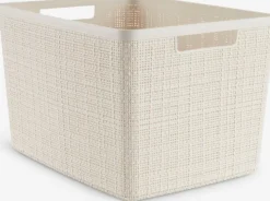 Kurv JUTE 20L plast råhvid