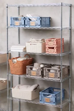 Kurv JUTE 12L plast råhvid