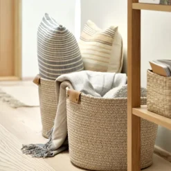 Kurv KARLJOHAN B38xL38xH28cm grå