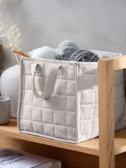 Kurv KETIL B27xL27xH26cm beige