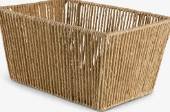 Kurv LARSEMIL B23xL33xH17cm natur