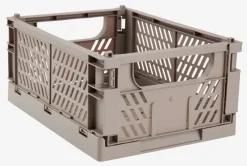 Kurv MILAS B25xL34xH15cm foldbar grå