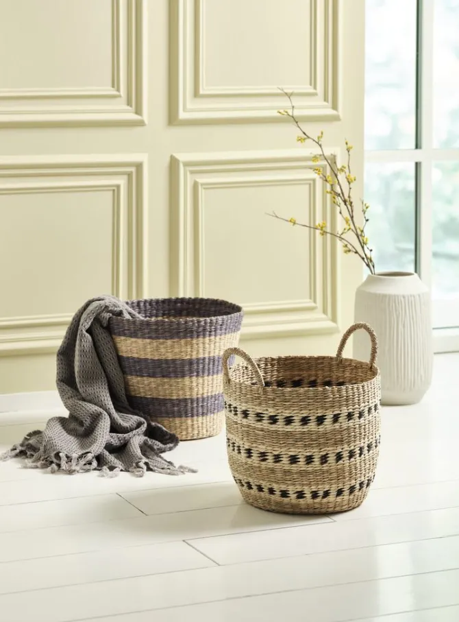 Kurv VESTER Ø35xH30cm søgræs