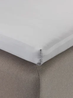 Kuvertlagen ELIN satin 90x200x6-10 lysegrå