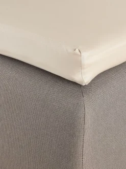 Kuvertlagen satin ELIN 90x200x6-10 beige