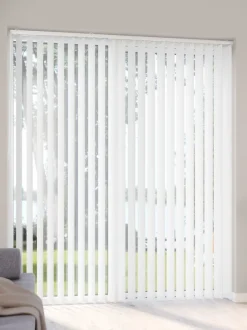 Lamelgardin mørklægning FERAGEN 100x250cm hvid