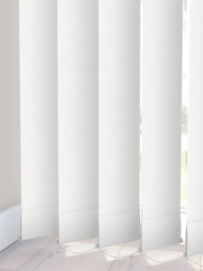 Lamelgardin ROGEN 100x250cm hvid