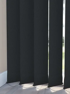 Lamelgardin ROGEN 100x250cm sort