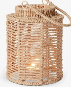 Lanterne MANDRUP Ø15xH20cm natur