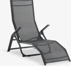 Liggestol LOMMA B63xL130 sort