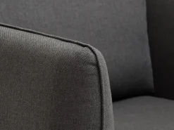 Lænestol AARHUS mørkegråt stof