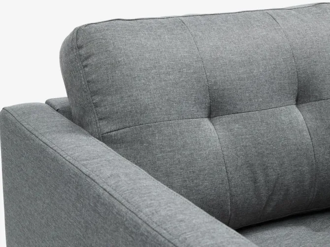 Lænestol FALSLEV gråt stof