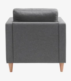 Lænestol FALSLEV gråt stof