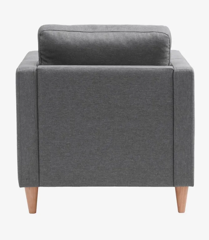 Lænestol FALSLEV gråt stof