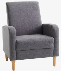 Lænestol GEDVED gråt stof