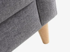 Lænestol GEDVED gråt stof