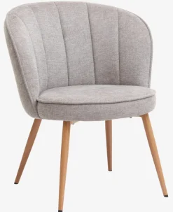 Lænestol HOLMDRUP grå/eg