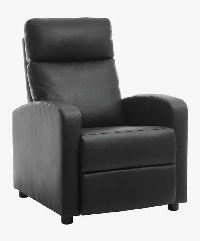 Lænestol HOVEN/HADRUP sort