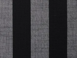 Lænestol SIMESTED stribet sort/beige stof