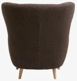 Lænestol VILDSUND brunt stof