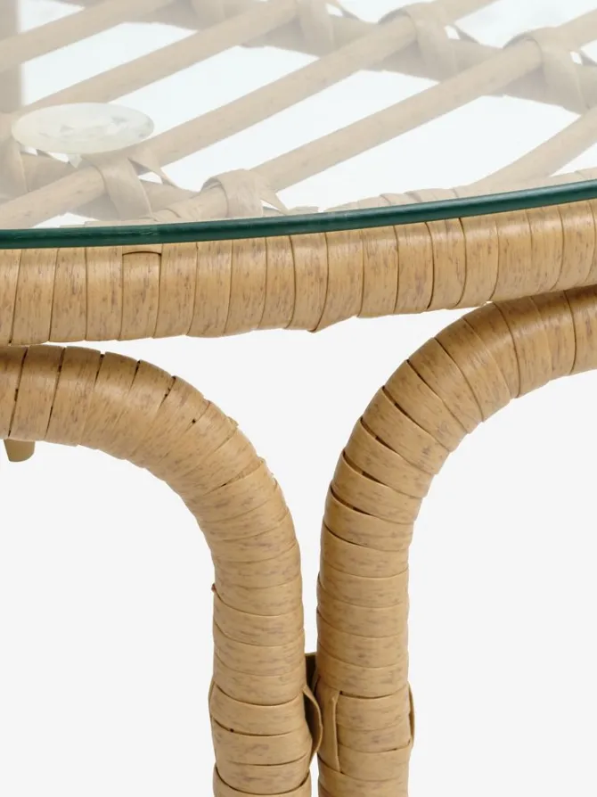 Loungebord JENNUM Ø80xH44 natur