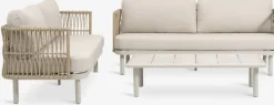 Loungesæt EJLBY 5-pers. beige