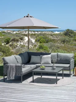 Loungesæt IANO 5-pers. grå