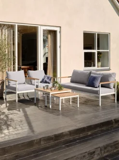 Loungesæt ODDESUND 4.5-pers. hvid