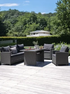 Loungesæt THISE 5-pers. grå