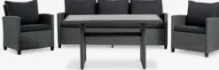 Loungesæt THISE 5-pers. grå