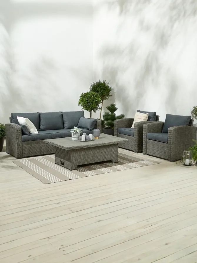 Loungesæt VEMB 5-pers. grå