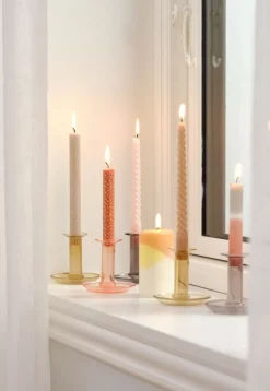 Lys BALDUR H26cm rosa 4 stk/pk