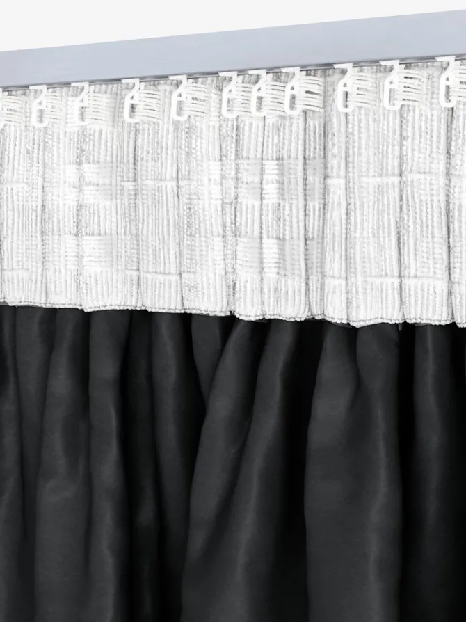 Lysdæmpende gardin AMUNGEN 1x140x175 sort