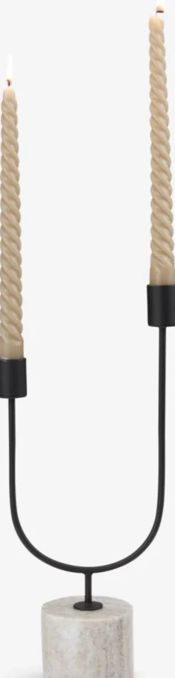 Lysestage KURT B15xL7xH33cm sort