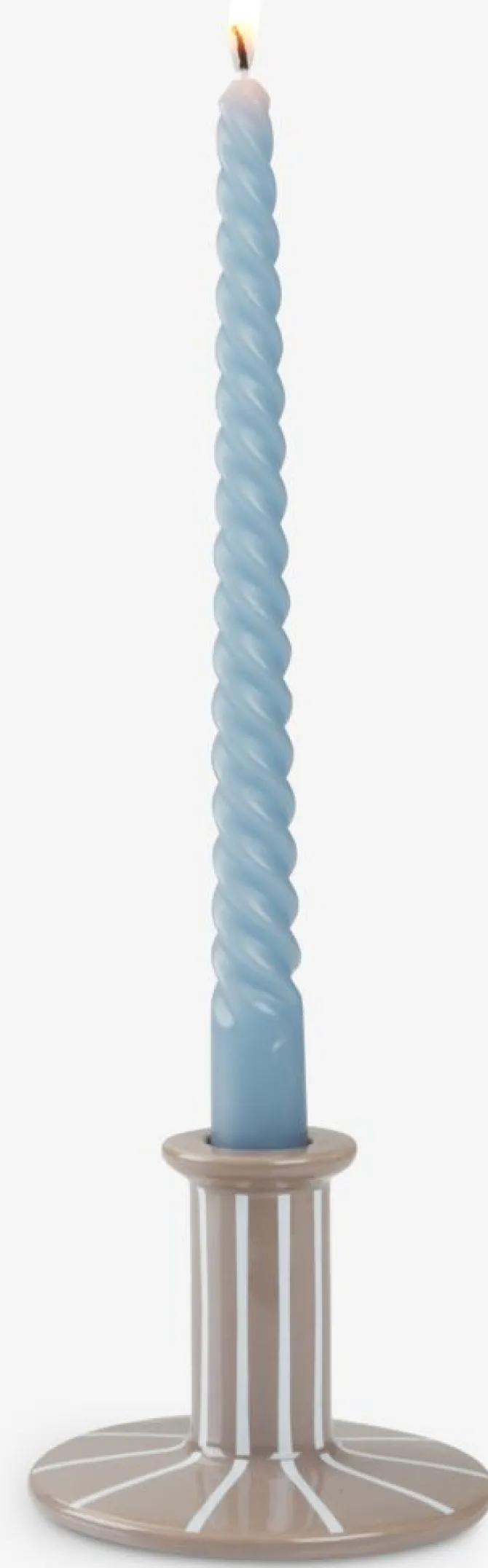 Lysestage MARK Ø10xH8cm grå