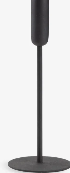 Lysestage OLAV Ø9xH24cm sort